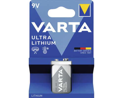 Varta Batterie 9 Volt Ultra Lithium 6122 1 Stück