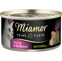Miamor Filets fins Thon et chair de crabe nourriture pour chat en conserve