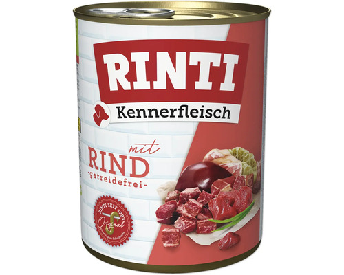 Pâtée pour chien RINTI bœuf pur 400 g Pâtée pour chien RINTI bœuf pur 400 g