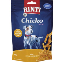 Rinti Chicko Mini Hühnerhappen für Hunde, 80 Gramm Packung