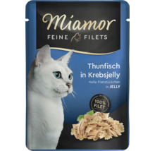 Miamor Feine Filets Katzenfutter Thunfisch in Krebsjelly