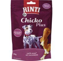 Rinti Chicko Plus cuisses de poulet snack pour chien, 80 grammes