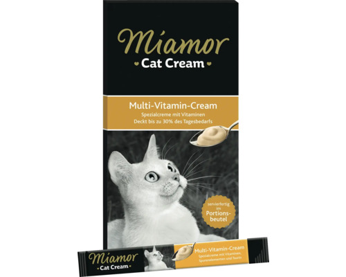 Friandise pour chat Miamor Confect Multi Cream 6x15 g Miamor Crème pour chat Multi Vitamine en sachet portion