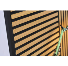 Panneau acoustique avec lamelles de bois pour l'absorption du son