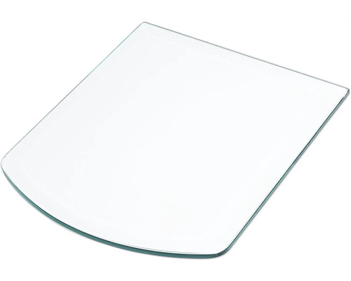 Eckregal aus Glas