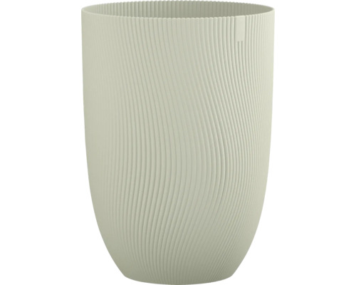 Blumentopf aus Kunststoff mit gerippter Textur