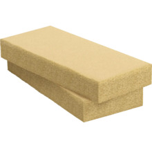 Zwei Dämmstoffplatten aus Steinwolle