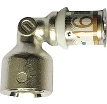Pressfitting-Winkelstück aus Metall für Sanitär- und Heizungsinstallationen