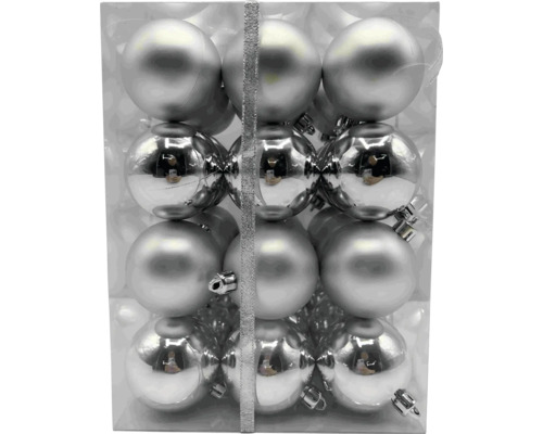 Verpackung mit Weihnachtskugeln