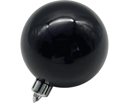 Schwarze Christbaumkugel mit Aufhänger