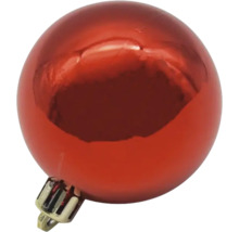 Boule de Noël rouge avec crochet