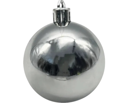 Boule de Noël argentée