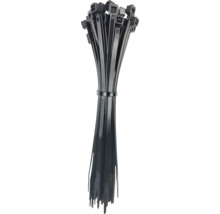 Lot de colliers de serrage noirs