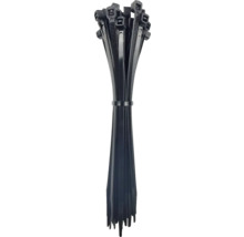 Lot de colliers de serrage noirs