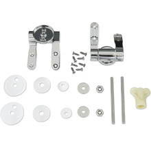 Kit de fixation pour siège de WC avec vis, écrous et rondelles