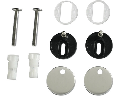 Matériel de fixation pour siège de toilette