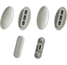 Pièces en plastique pour fixation de meubles