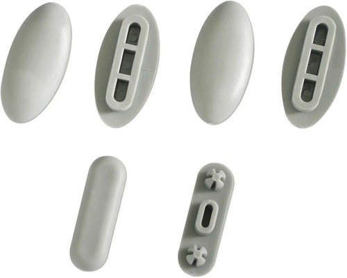 Pièces en plastique pour fixation de meubles