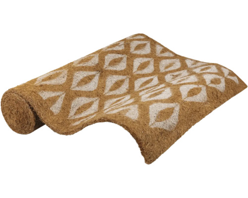 Protection hivernale Windhager tapis en feutre de coco env. 0,5 x 1,5 m Oriental Design Tapis de coco à motifs, partiellement enroulé