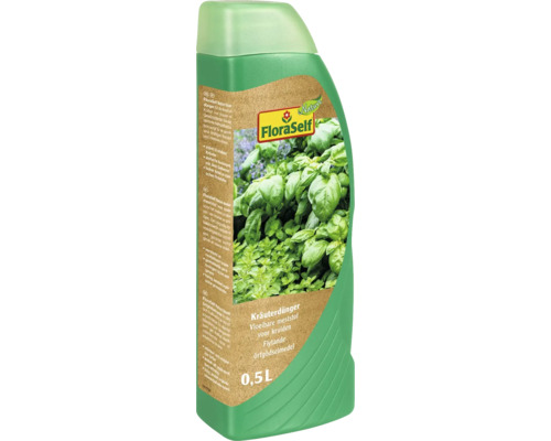 Kräuterdünger FloraSelf Nature 0,5 L FloraSelf Kräuterdünger in einer 0,5 Liter Flasche