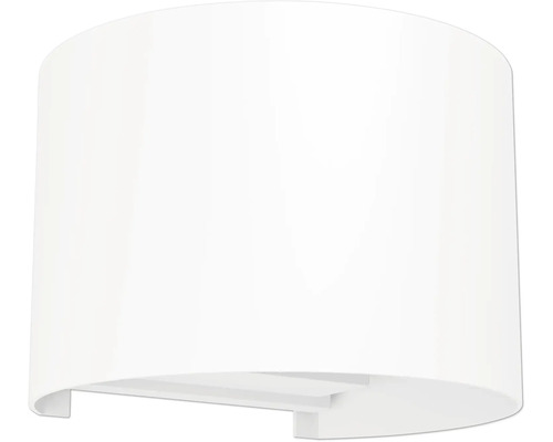 Applique murale extérieure LED 2x 2,8 W 2x420 lm 3000 K Calpino 3 semi-circulaire blanc Applique murale cylindrique