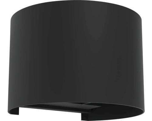 Applique murale extérieure LED 2x 2,8 W 2x420 lm 3000 K Calpino 3 semi-circulaire noir Applique murale demi-ronde