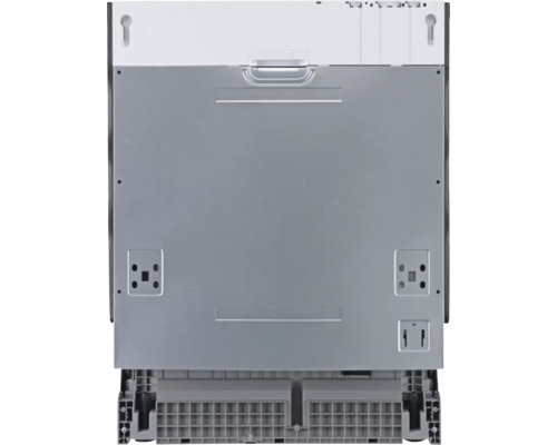 Rückansicht eines Geschirrspülers mit Montagevorrichtungen