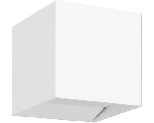 Applique murale extérieure LED 2x 2,8 W 2x420 lm 3000 K Calpino 3 carré blanc Plafonnier en forme de cube
