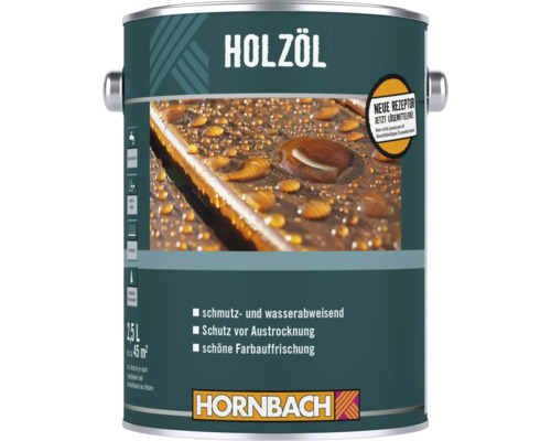 Holzöl in einer Dose mit 2,5 Liter Inhalt