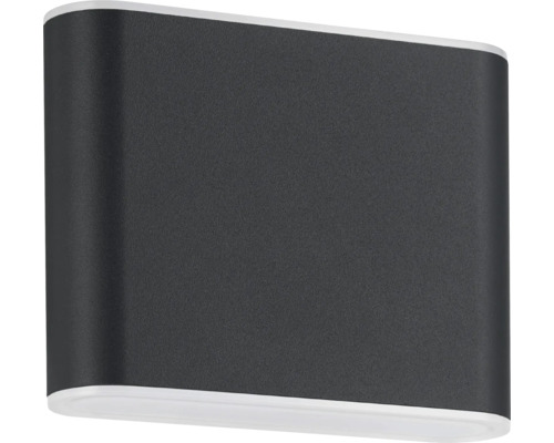 Applique murale extérieure LED 2x 2,9 W 640 lm 3000/4000/6500 K Grutti anthracite Applique murale rectangulaire pour l''extérieur