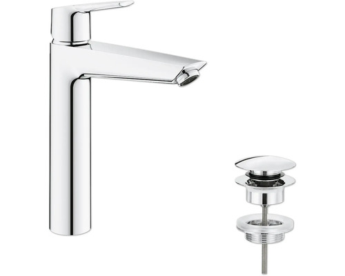Grohe Quickfix Waschtischarmatur für Aufsatzwaschbecken START XL 2021 chrom 24165003 Waschtischarmatur mit Ablaufgarnitur