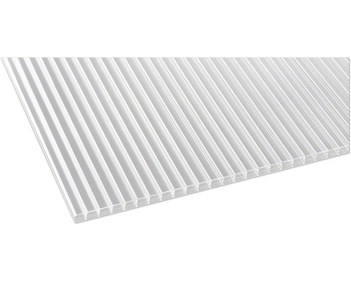 Panneau alvéolé PRECIT en polycarbonate transparent 2500 mm x 980 mm x 16 mm Panneau alvéolé PRECIT en polycarbonate transparent 2500 mm x 980 mm x 16 mm