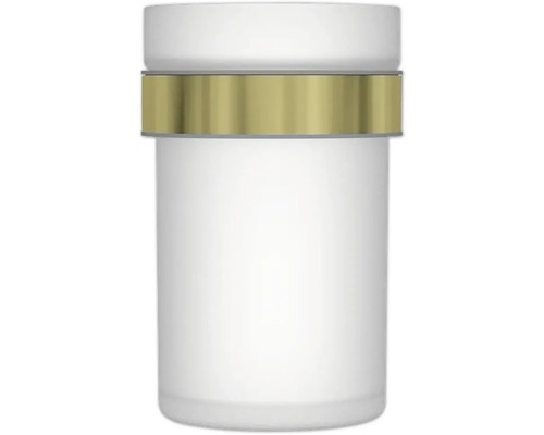 Weißer Behälter mit Deckel