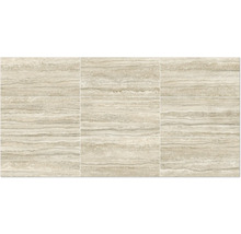 Neuf carreaux avec aspect de rayures horizontales.