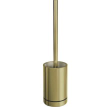 Goldfarbene Toilettenbürste mit Halter