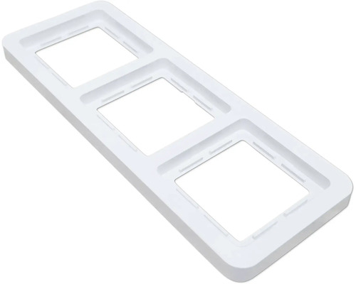Cadre triple ROTH LANGE 53719 Plus V2.0 blanc ultra Cadre triple pour interrupteurs