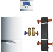 Vaillant Heizungsanlage mit Regler, Absperrhähnen und Hydraulik