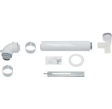 Vaillant Abgaszubehör Set mit Rohren, Bögen, Schellen, Dichtungen und Montagematerial