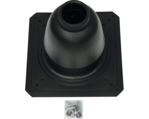 Dachhaube mit Montagematerial für die Installation auf dem Dach