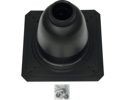 Dachdurchführung für Rohre mit Montagematerial