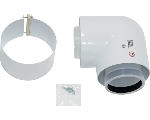 Brennwert Kondensationsbogen mit Befestigungsmaterial