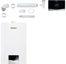 Vaillant ecoTEC plus Gas-Brennwertgerät mit Zubehör und Vaillant Logo