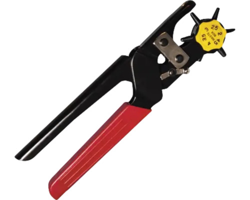 Revolverlochzange zum Stanzen von Löchern in Materialien