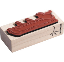 Tampon en bois avec l''inscription À ta première communion