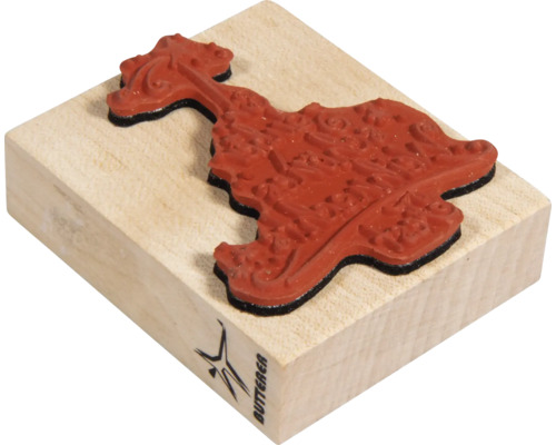 Holzstempel mit Muster