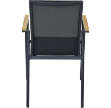 Fauteuil de jardin avec accoudoirs en bois