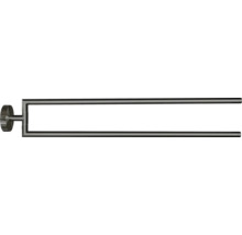 Doppelter Handtuchhalter aus Metall zur Wandmontage