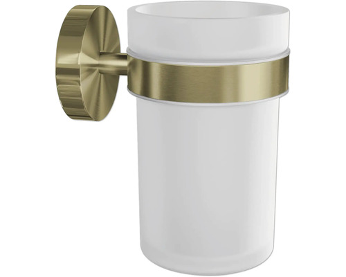 Support mural pour gobelet à brosses à dents avec récipient en verre pour ranger les brosses à dents