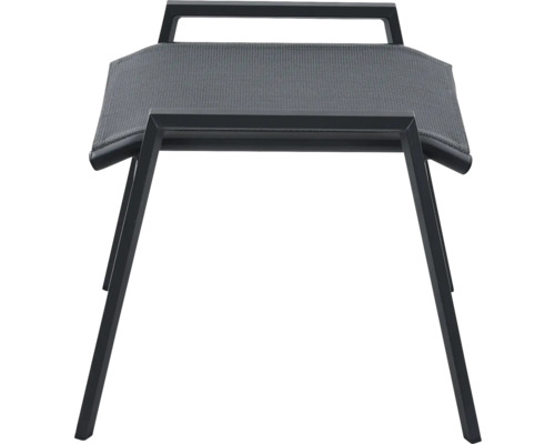 Tabouret de jardin en métal avec revêtement textile