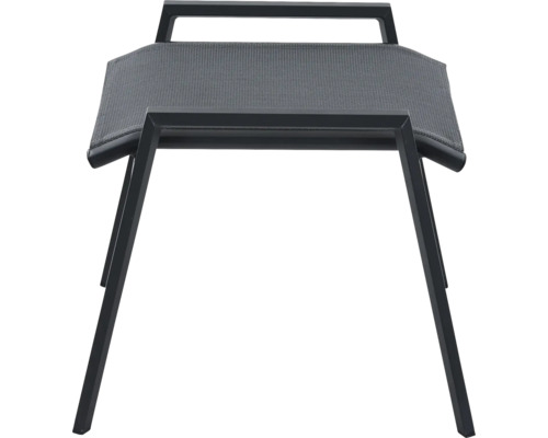 Tabouret de jardin avec revêtement textile et structure en métal